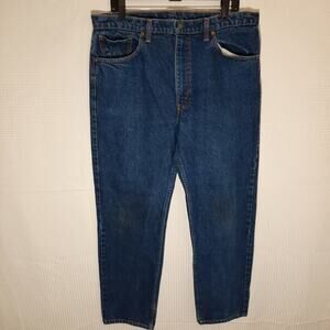 Vintage Levi’s 505 Jeans 38x30 Made in Canada 100% Cotton Blue Denim Relaxed Fit